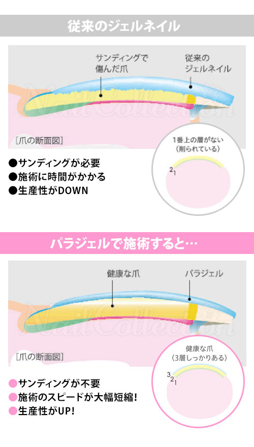 楽天市場】パラジェル アートクリアジェル 10g ベースジェル para gel