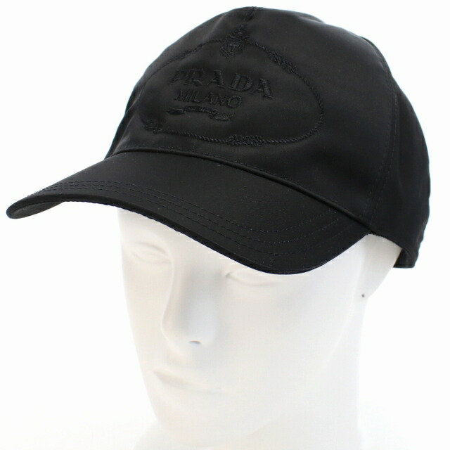 楽天市場】プラダ キャップ ユニセックス PRADA イタリア 1HC179 NERO