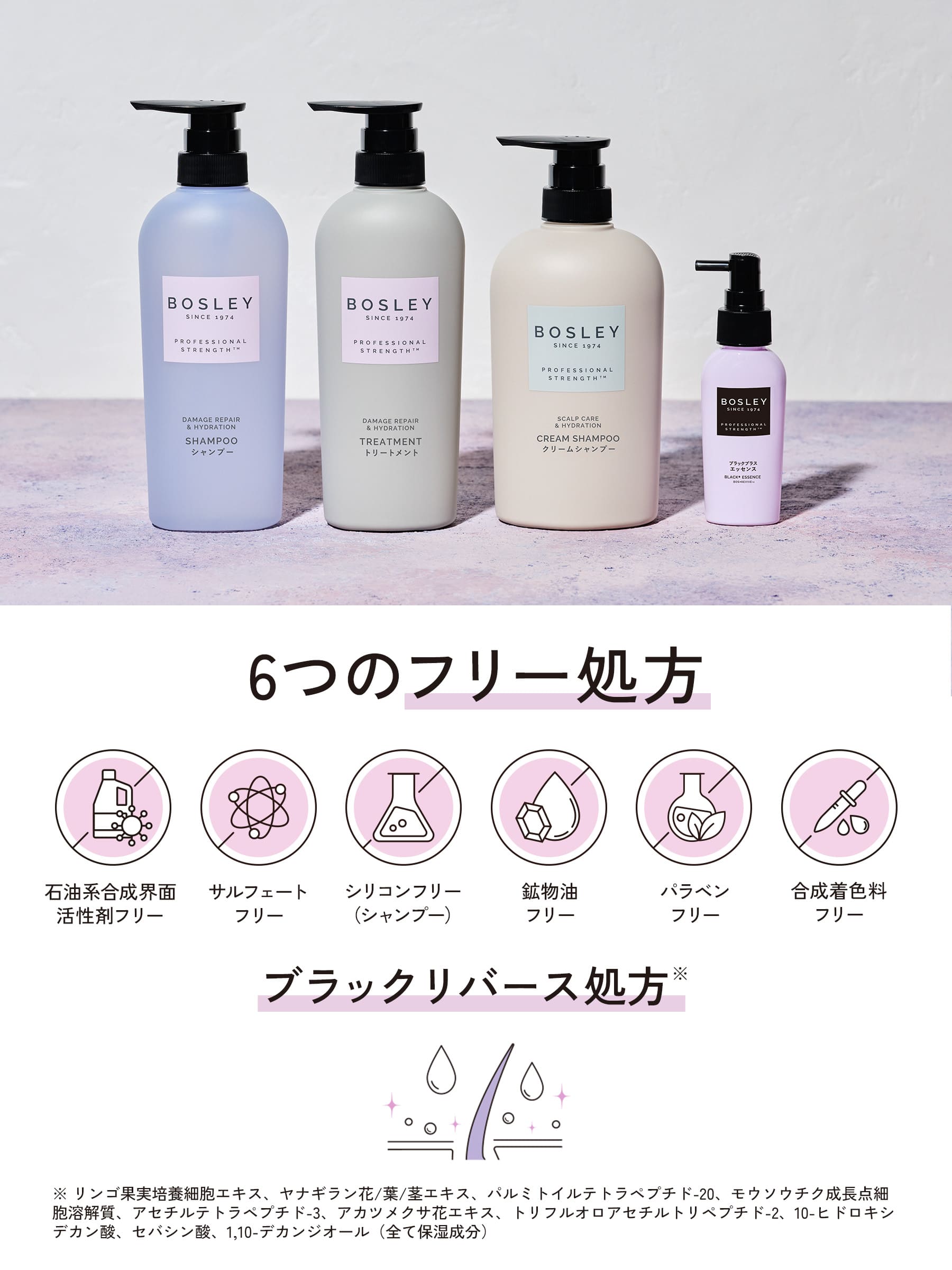 楽天市場】ボズレー シャンプー リラックスフラワーの香り 本体 400ml
