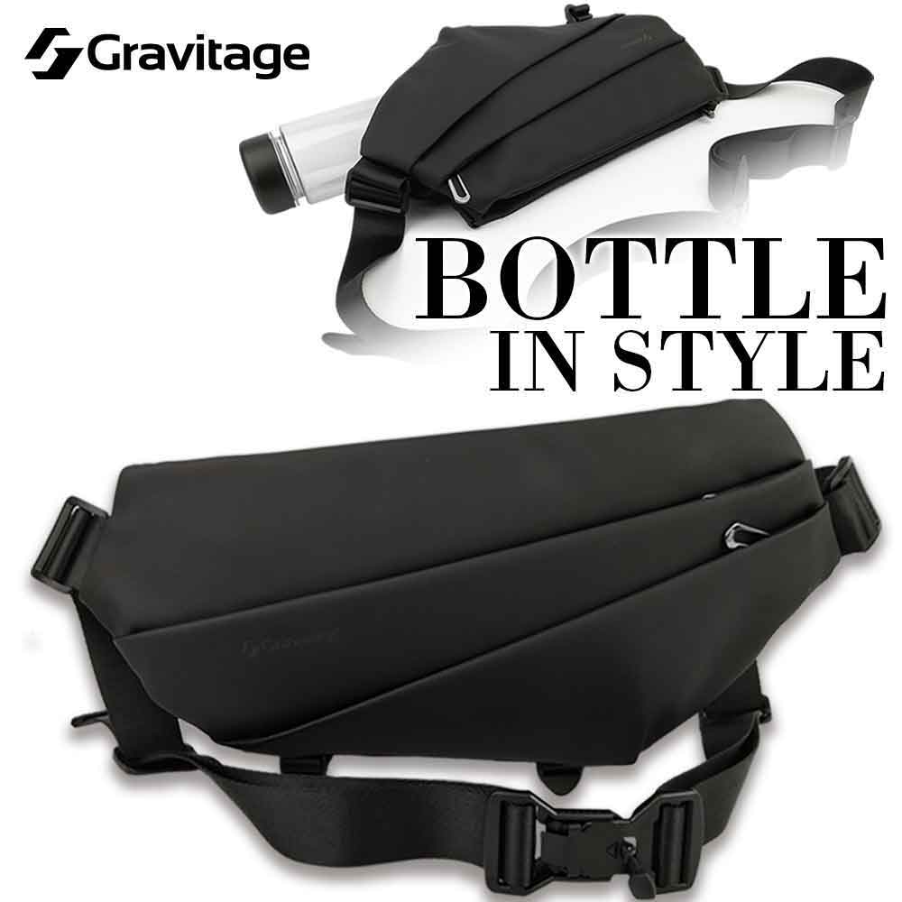 楽天市場】【ボトルポケットが便利】Gravitage ボトルイン スリング