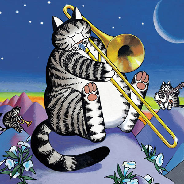 楽天市場】【クリバンキャット】猫のバースデーカード ムーンライト