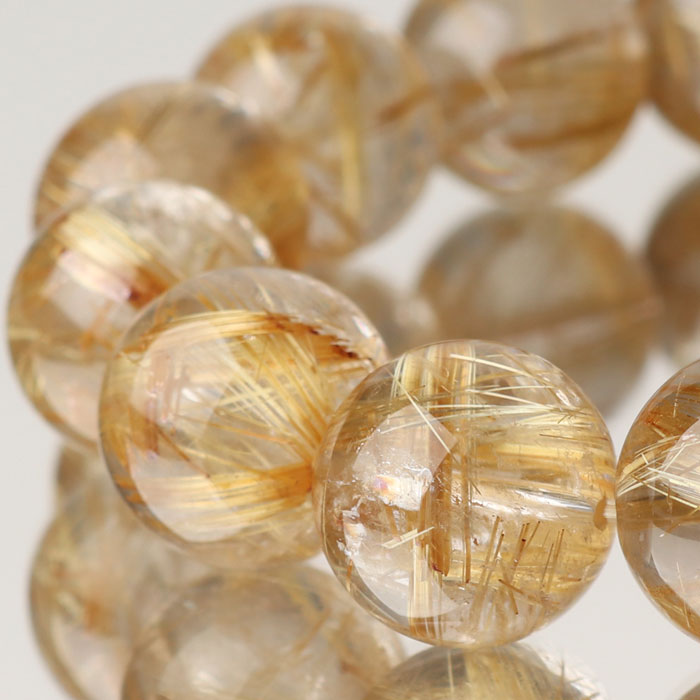 楽天市場】【現品お届け！】鑑別書付き ルチルクォーツ ブレスレット