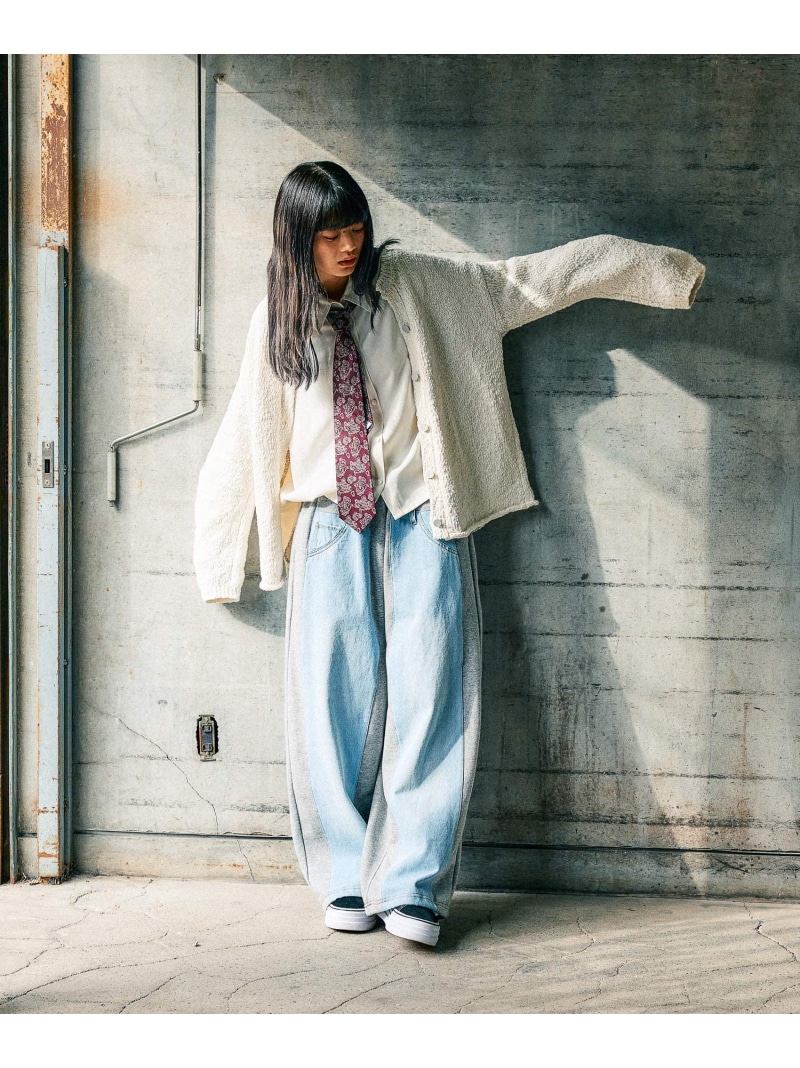 楽天市場】[MODE NORM CORE] デニムパッチワークパンツ niko and