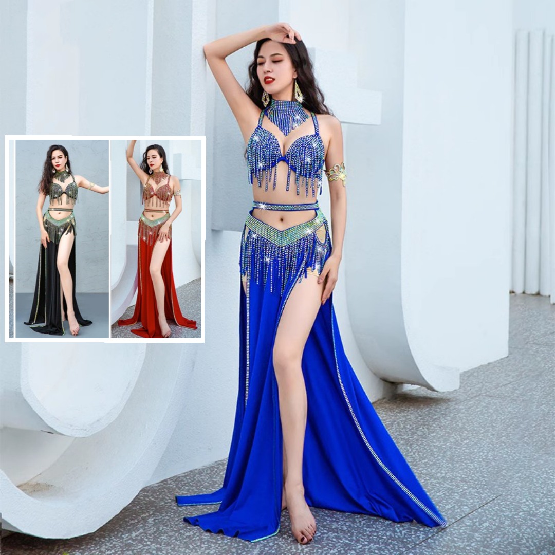 楽天市場】ベリーダンス衣装/3点セット/スパンコール/コスチューム