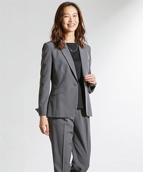 楽天市場】スーツ レディース パンツスーツ ビジネス パンツ 洗える