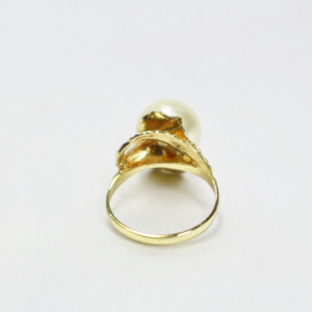 楽天市場】南洋白蝶真珠使用 シャンパンゴールドパールK18デザイン