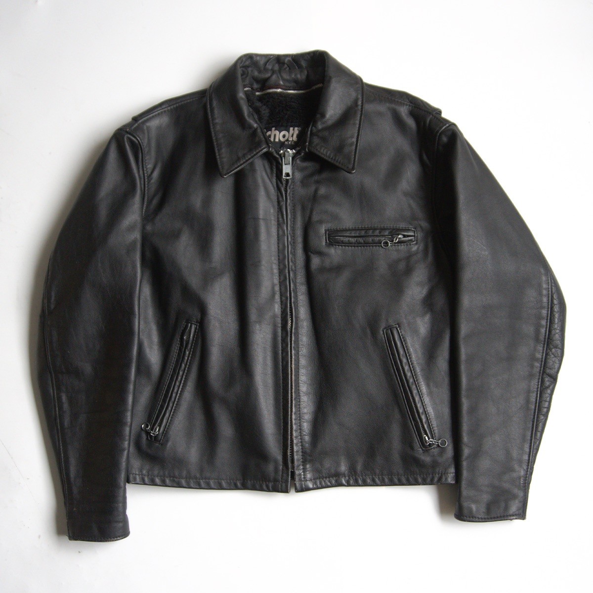 楽天市場】schott シングルライダース サイズ42（メンズファッション