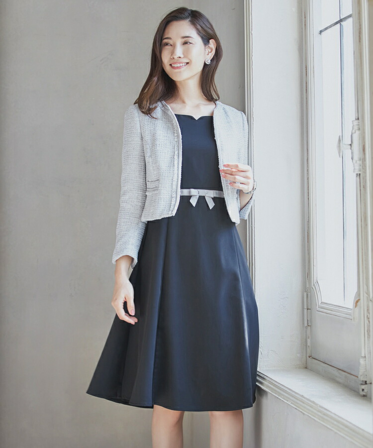 楽天市場】フォーマル レディースフォーマル ワンピース ジャケット 2