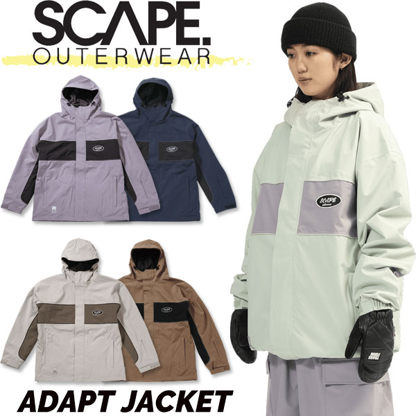 楽天市場】25-26 SCAPE/エスケープ ADAPT jacket 着用説明動画 メンズ