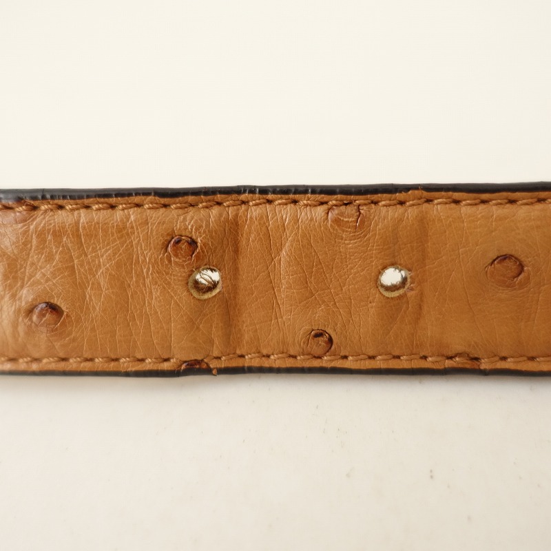 楽天市場】レユッカス Le Yucca's ostrich belt オーストリッチベルト