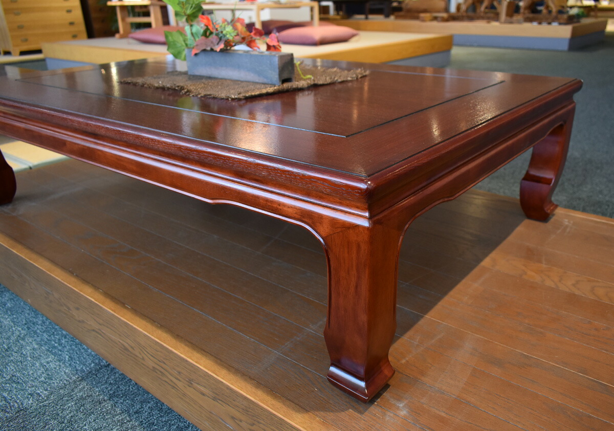 楽天市場】カリモク BE5200KG BE5200KH 5尺 座卓テーブル 花梨座卓