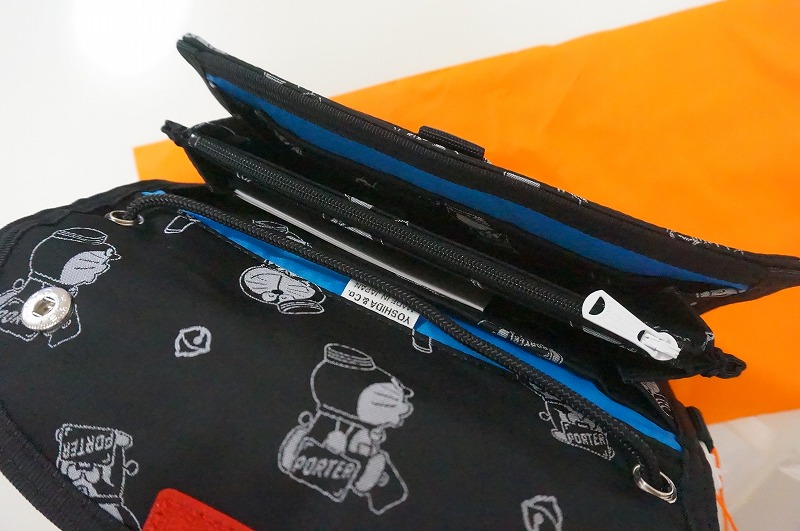 楽天市場】【未使用/送料無料】ドラえもん × PORTER LONG WALLET Black