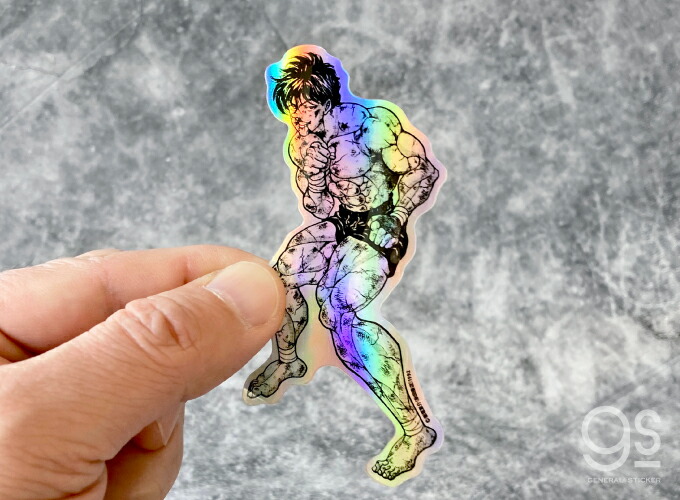 楽天市場】グラップラー刃牙 ホログラムステッカー 花山薫 バキ