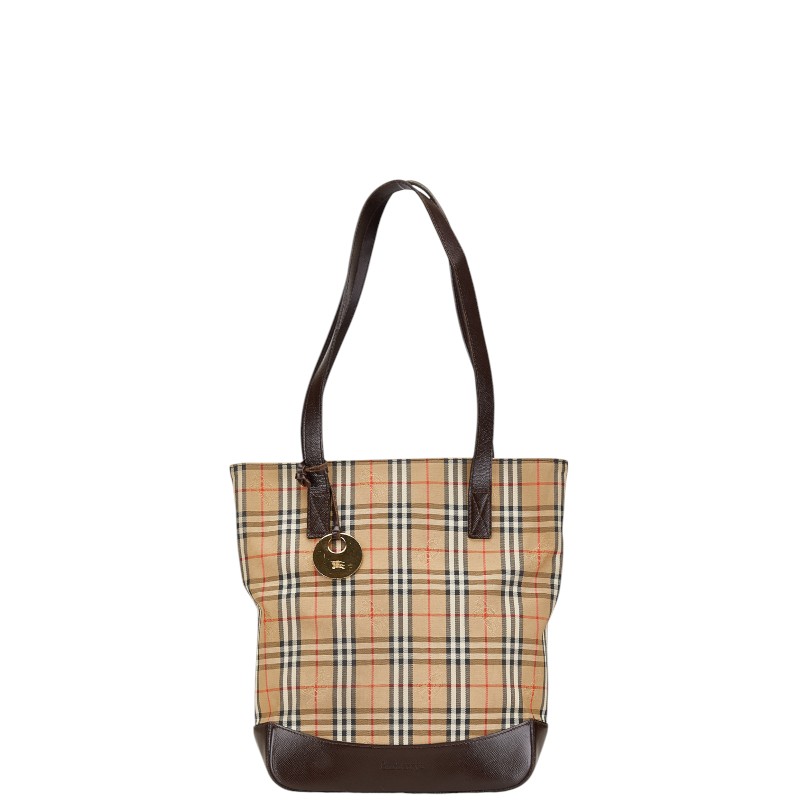 BURBERRY トートバッグ A4ショルダー可能 ハニーベージュ メガチェック