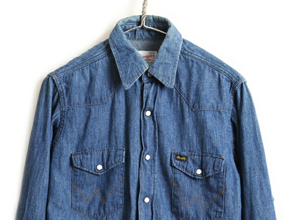 楽天市場】濃紺 70's USA製 ビンテージ □ Wrangler ラングラー 長袖