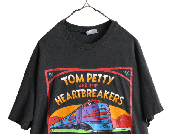 楽天市場】90s ☆ トムペティ ツアー イラスト 両面 プリント Tシャツ