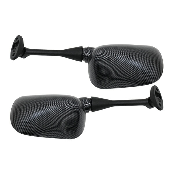 楽天市場】バックミラー カーボン調 スクエア 左右 バイク ホンダ