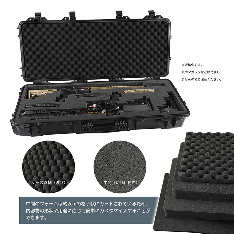 楽天市場】HTGベーシック ハードガンケース ライフルケース エアガン
