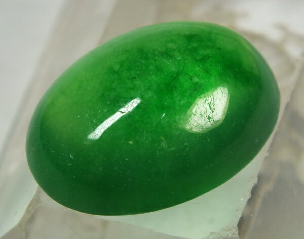 楽天市場】□龍香堂□☆ミャンマー氷種翡翠（アイスジェダイト）楕円型