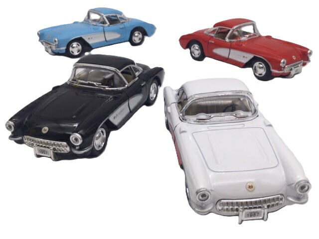 楽天市場】ミニカー シボレー コルベット 1957の通販
