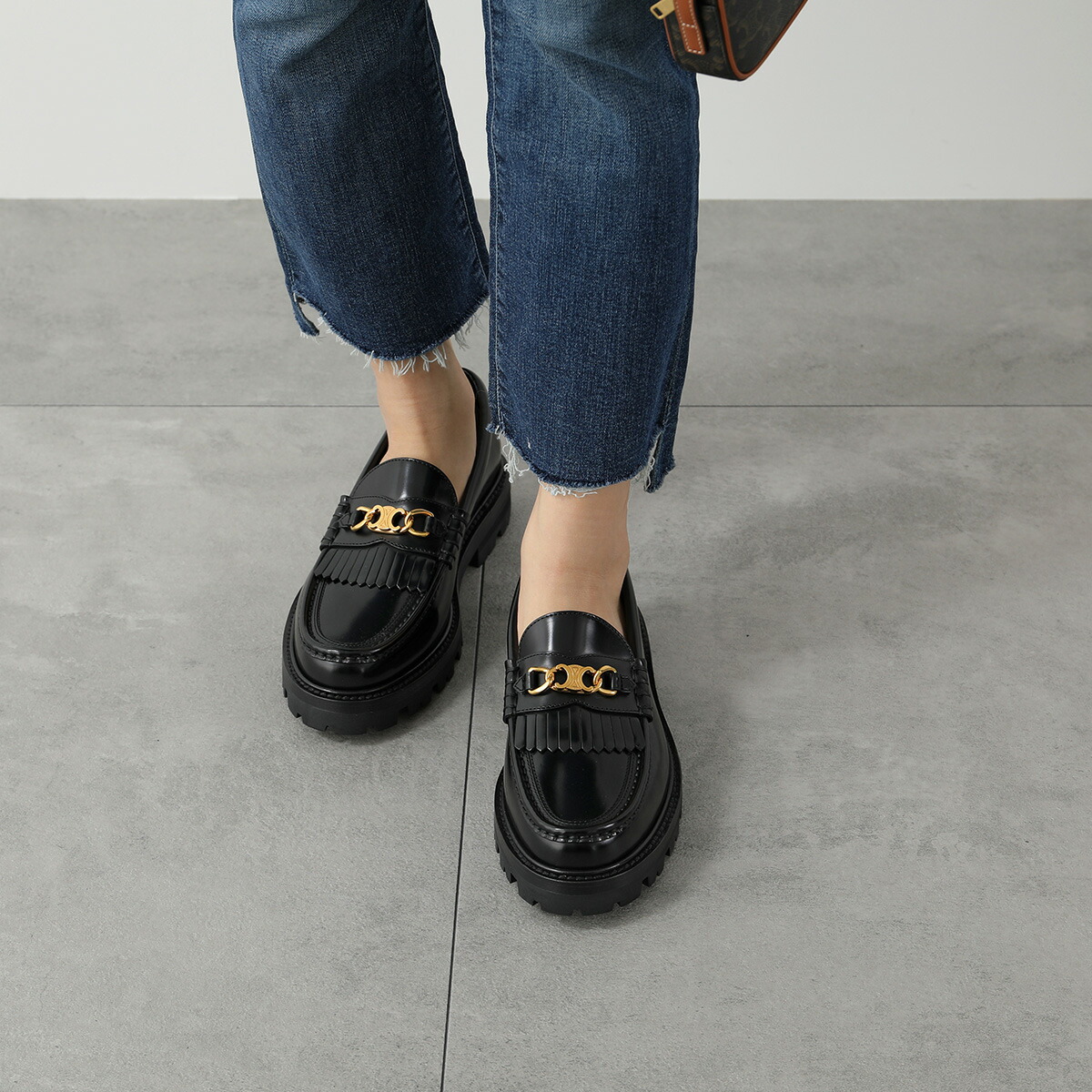 楽天市場】CELINE セリーヌ ローファー MARGARET マーガレット