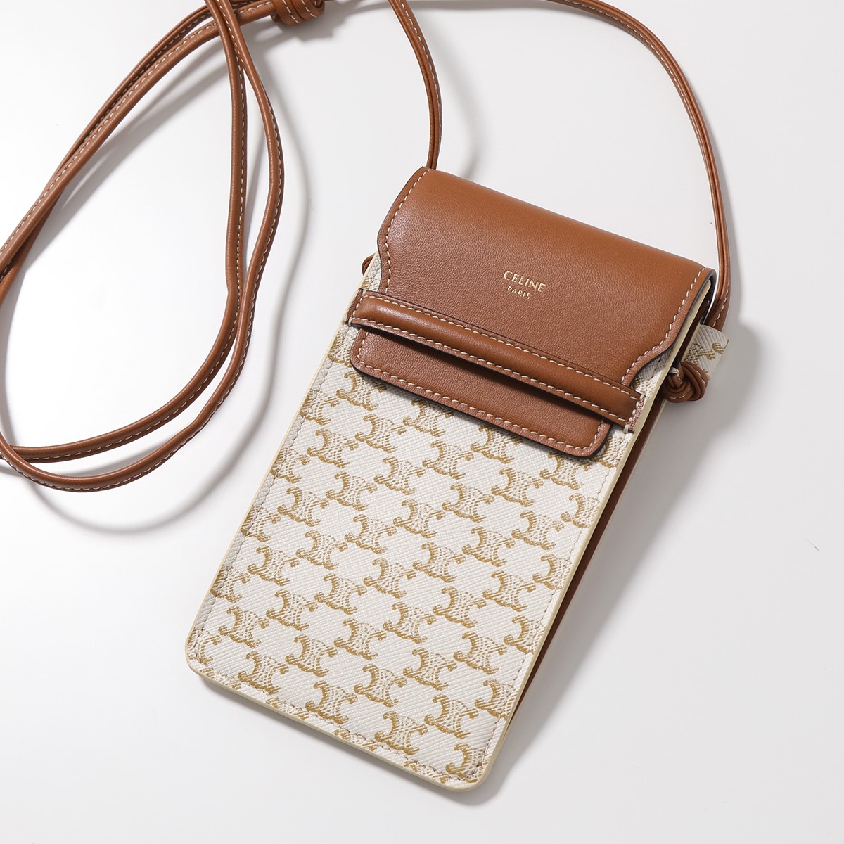 楽天市場】CELINE セリーヌ フォンポーチ Phone pouch with Flap