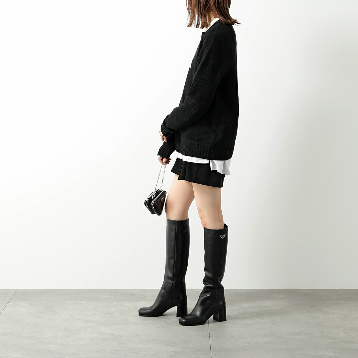 楽天市場】PRADA プラダ ロングブーツ 1W233N 070 レディース