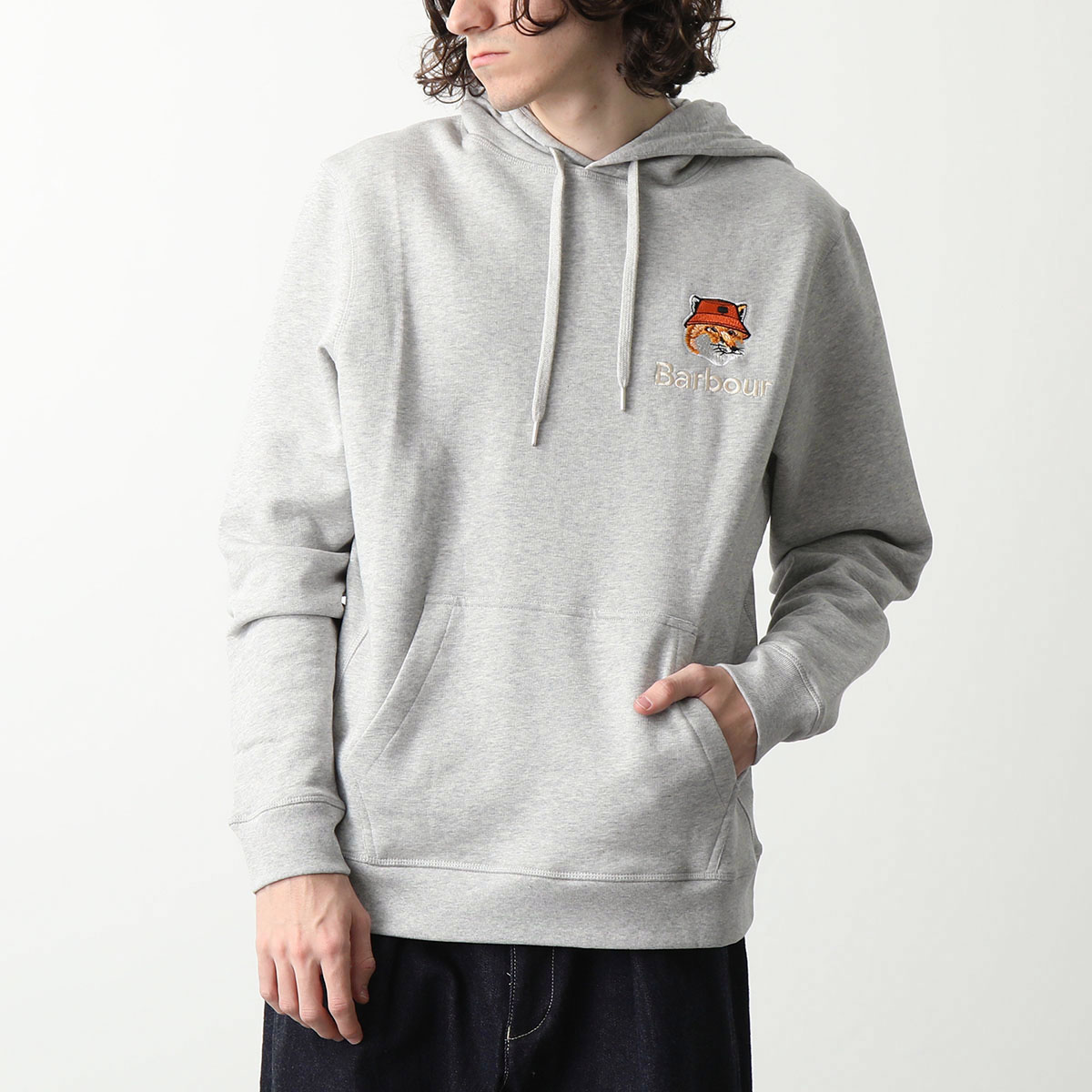 楽天市場】MAISON KITSUNE×Barbour メゾンキツネ バブアー パーカー