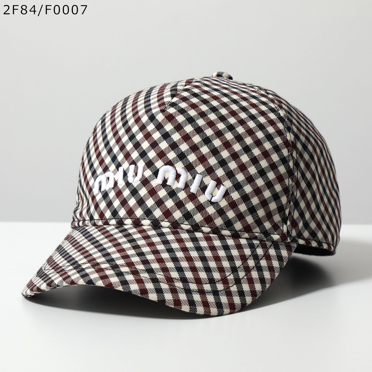 楽天市場】MIUMIU ミュウミュウ ベースボールキャップ 5HC179 2F87