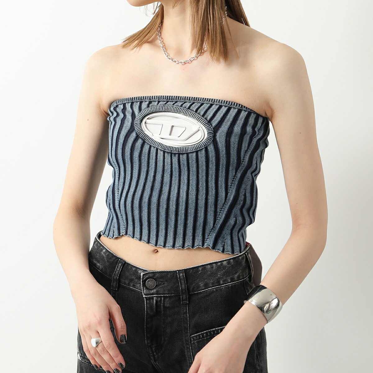 楽天市場】DIESEL ディーゼル チューブトップ M-Clarksville A05770