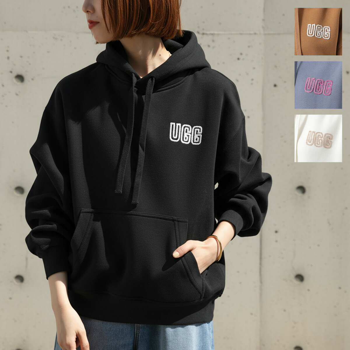 楽天市場】UGG アグ パーカー Logo Hoodie ロゴ フーディ 1171478