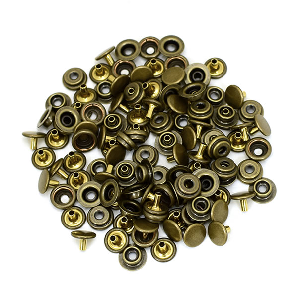 楽天市場】ジャンパーホック 特小(7070ホック) 両面頭 アンティーク