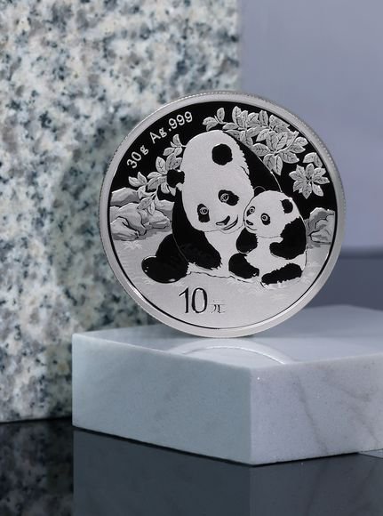 楽天市場】即納・追跡可 2024 30グラム 中国 パンダ銀貨 40mmクリア