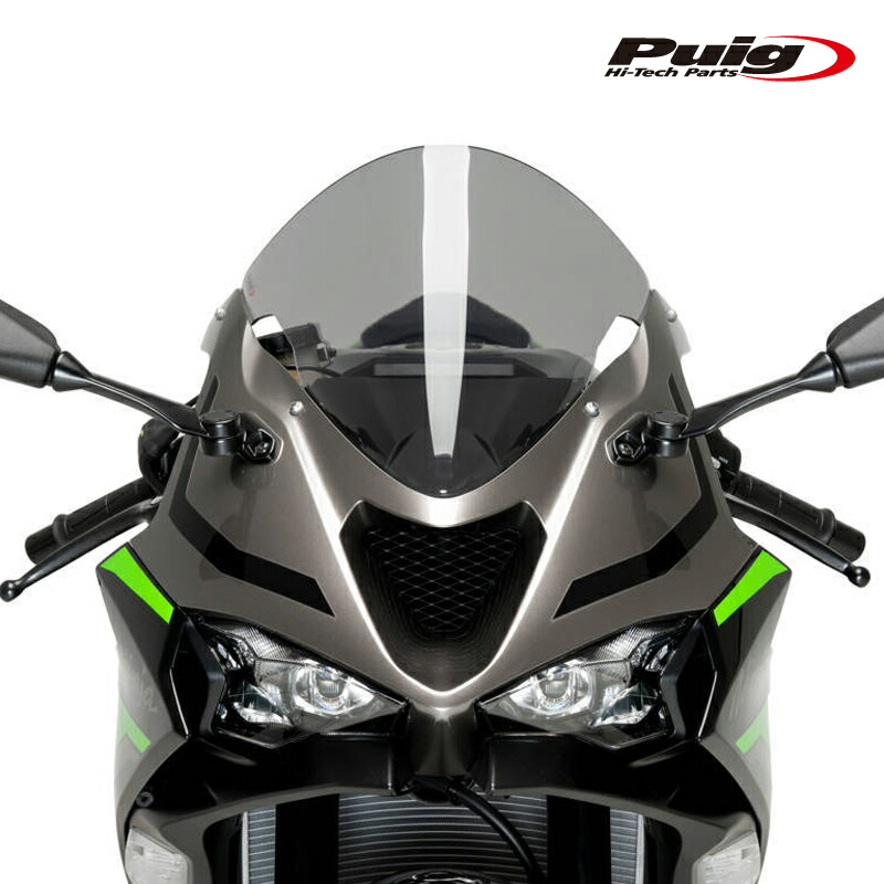 楽天市場】Puig 21832H R-RACER SCREEN [SMOKE] KAWASAKI NINJA ZX-6R
