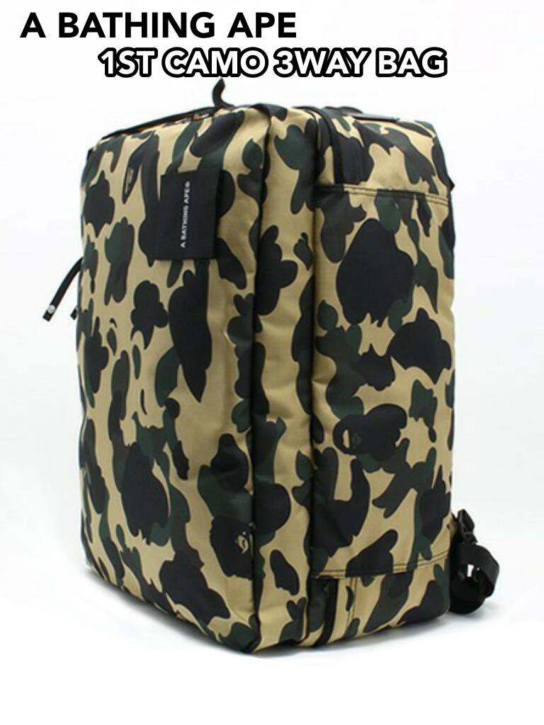 楽天市場】A BATHING APE(エイプ)1ST CAMO 3WAY BAG(CORDURA