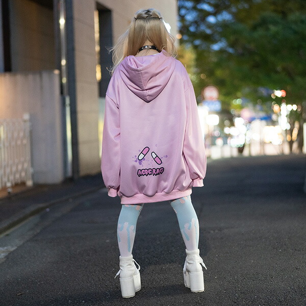 楽天市場】バニードールズ BIGパーカー 長袖 パンク ロック V系