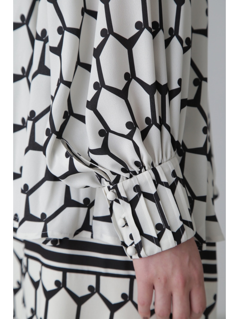 楽天市場】【SALE／50%OFF】◇ヘキサゴンプリントブラウス ADORE