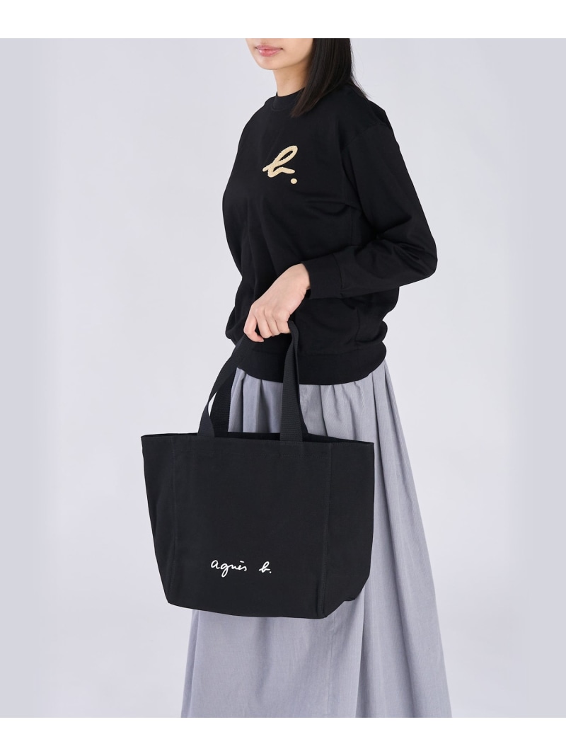 楽天市場】WEB限定 ロゴトートバッグ GO03-01 agnes b. VOYAGE