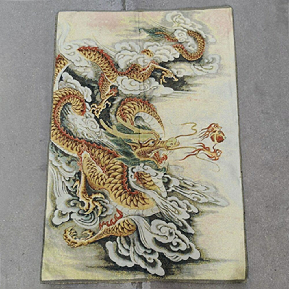 楽天市場】【ランキング1位4冠達成】風水 龍 ドラゴン 刺繍 赤龍 青龍