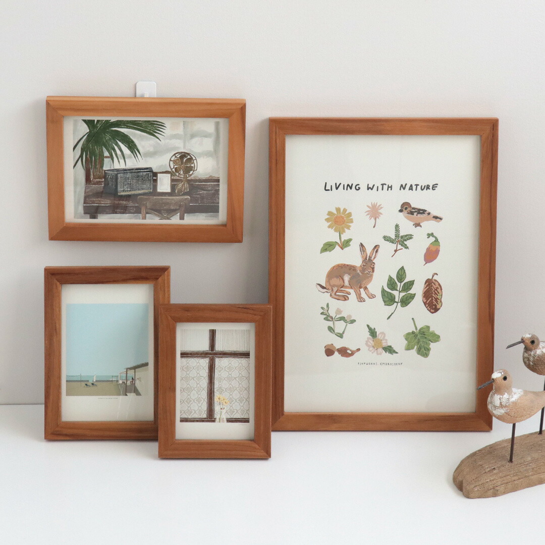 楽天市場】木製 フォトフレーム REシリーズ 17mm幅 [ L判 / ポスト