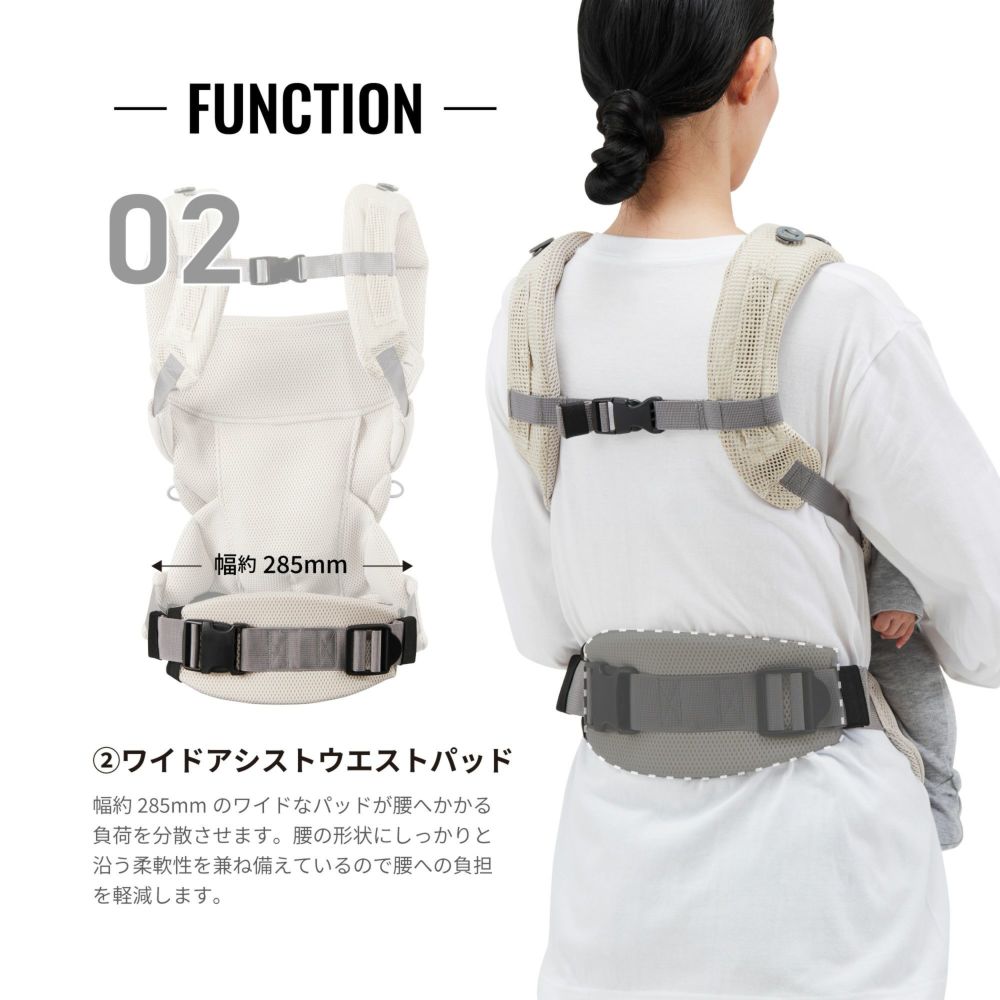 楽天市場】新生児対応 エールベベ・ベビーキャリア スリー ネイビー