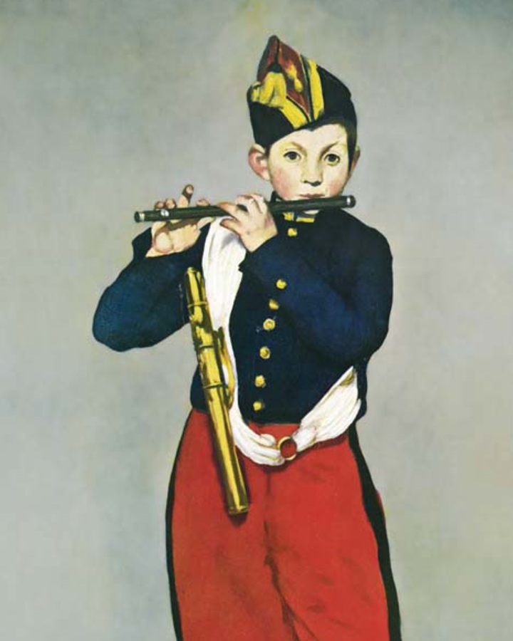 楽天市場】アート額絵 マネ 笛を吹く少年 受注生産 高精細巧芸画 手彩