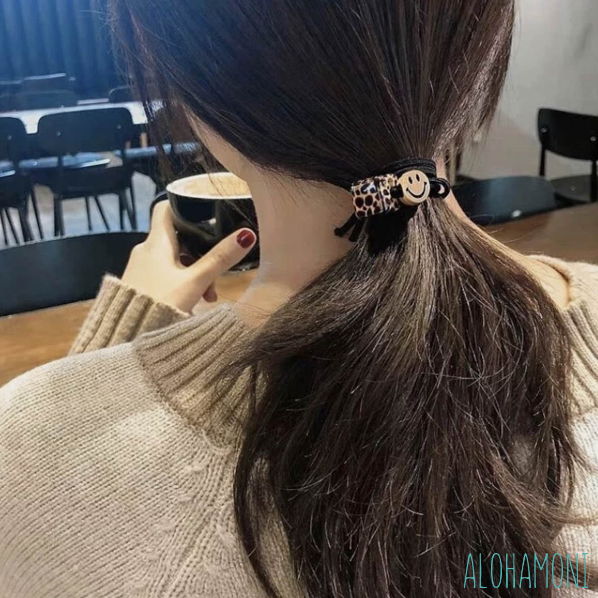 楽天市場】スマイル ヒョウ柄 キューブ レオパード ヘアゴム 4本セット