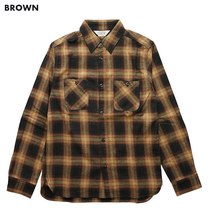 楽天市場】ファイブブラザー FIVE BROTHER ライト フランネル シャツ