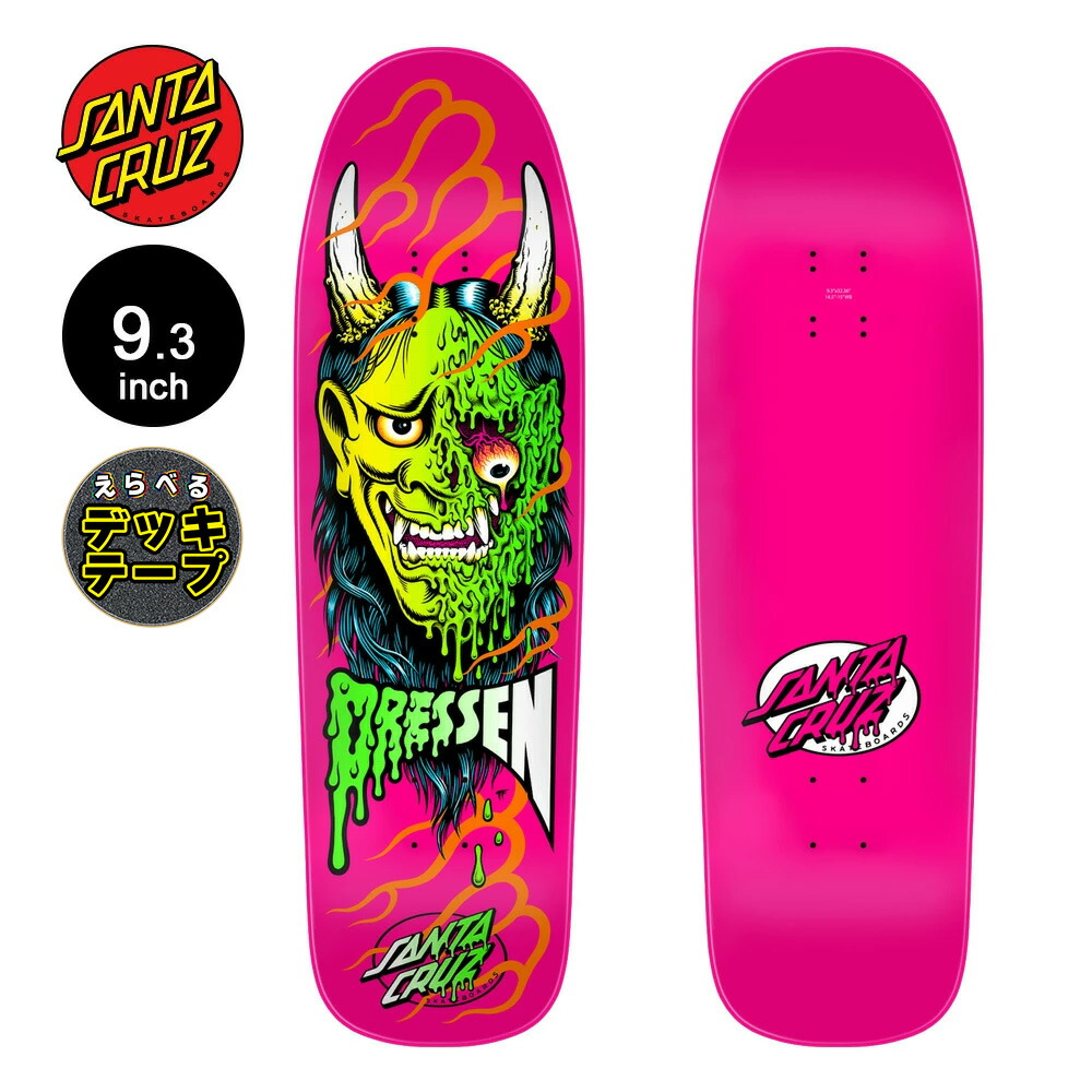 楽天市場】サンタクルーズ SANTA CRUZスケボー デッキ 9.3 DRESSEN