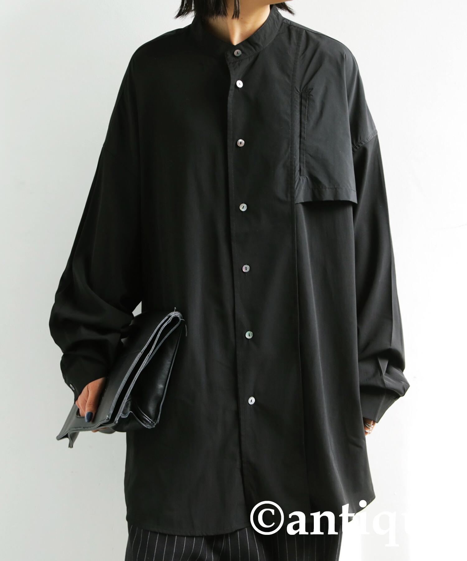 楽天市場】異素材切替えシャツ シャツ レディース トップス 送料無料