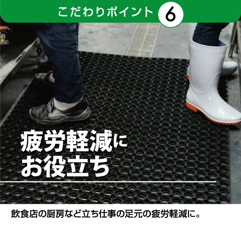 楽天市場】有孔ラバーマット 4枚セット ゴムマット 約60cmx80cmx2