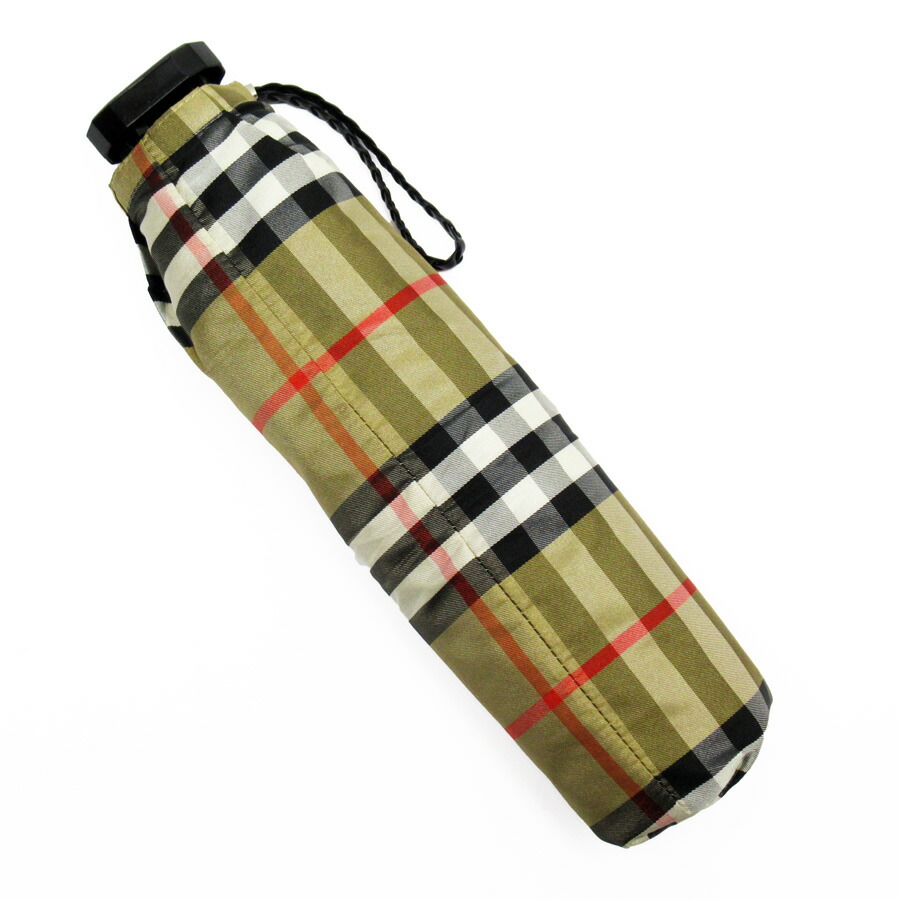 楽天市場】バーバリー BURBERRY 折り畳み傘 ノバチェック ブラウン系