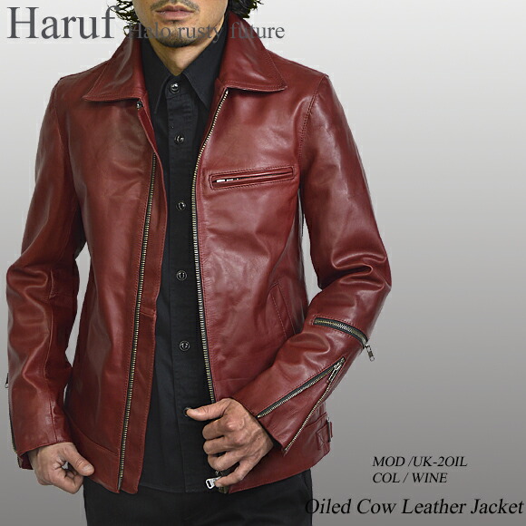 楽天市場】レザージャケット ライダースジャケット 革ジャン メンズ 本