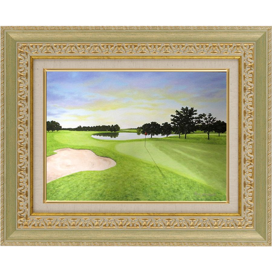 楽天市場】手描き 油絵 絵画 油絵 額入り油彩 インパネス F4サイズ